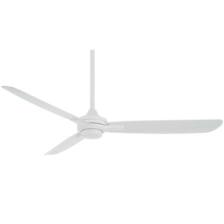 MinkaAire Rudolph 60" 3 Blade Indoor / Outdoor Ceiling Fan with Remote Included Flat White